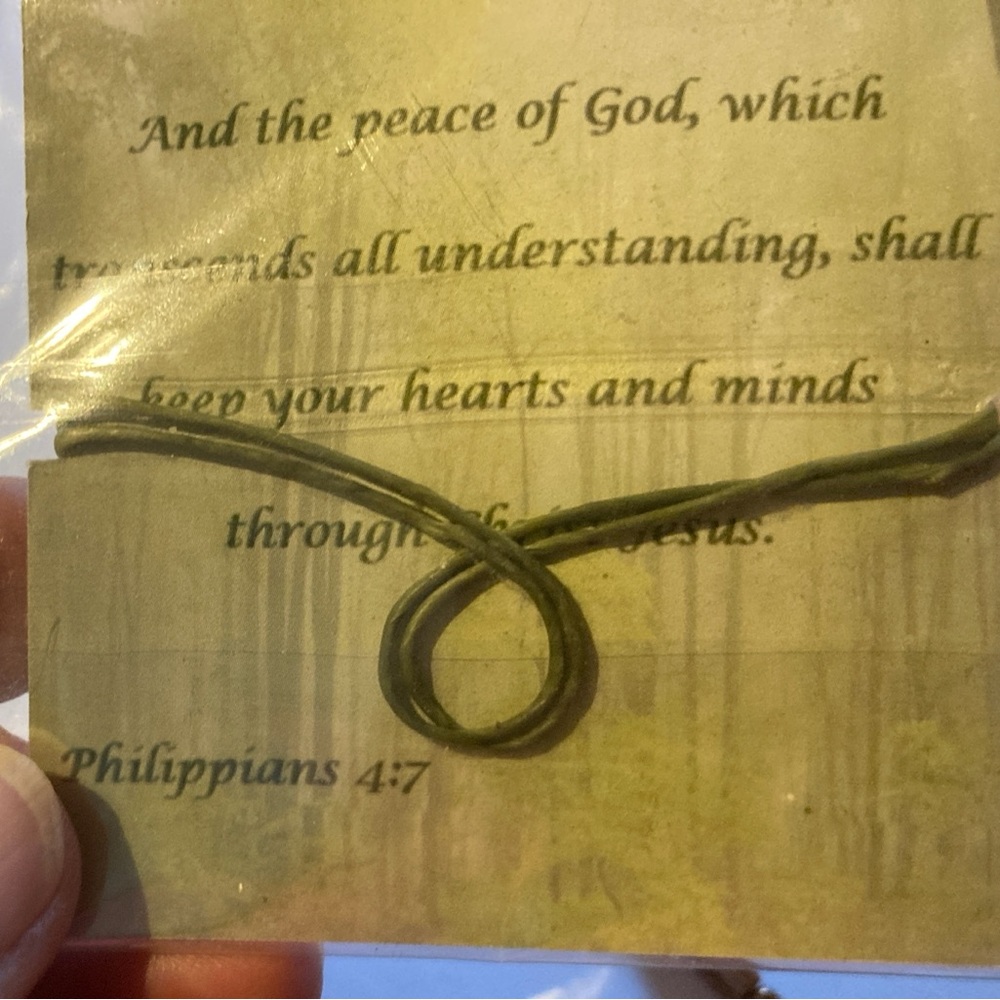 Copper Bracelet hope, faith, love - Picture 7 of 7